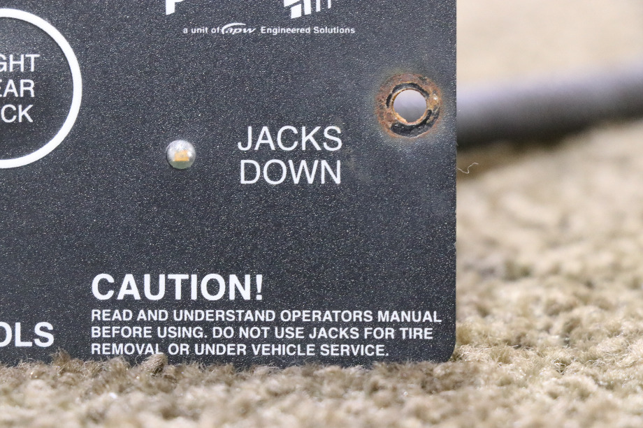 USED 500456 POWER GEAR LEVELING CONTROLS TOUCH PAD WITH PIGTAIL RV PARTS FOR SALE RV Components 