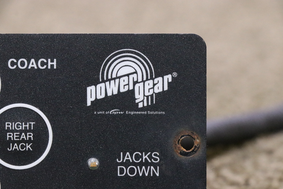 USED 500456 POWER GEAR LEVELING CONTROLS TOUCH PAD WITH PIGTAIL RV PARTS FOR SALE RV Components 