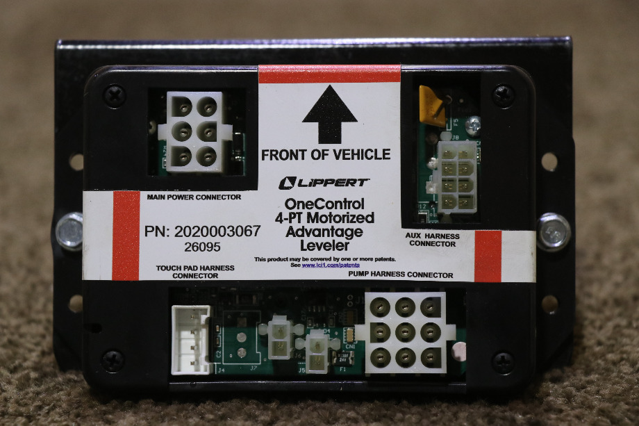 USED LIPPERT 2020003067 ONECONTROL 4-PT MOTORIZED ADVANTAGE LEVELER MODULE MOTORHOME PARTS FOR SALE RV Components 