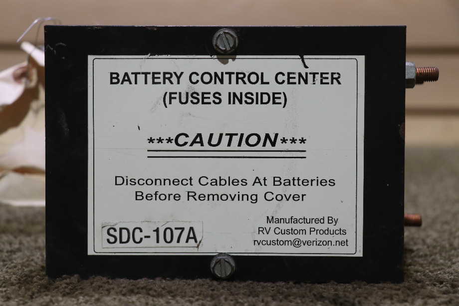 USED BATTERY CONTROL CENTER SDC-107A RV/MOTORHOME PARTS FOR SALE RV Components 