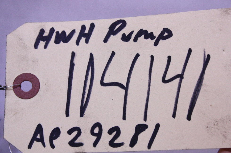 USED RV/MOTORHOME HWH HYDRAULIC PUMP AP29281 FOR SALE RV Components 