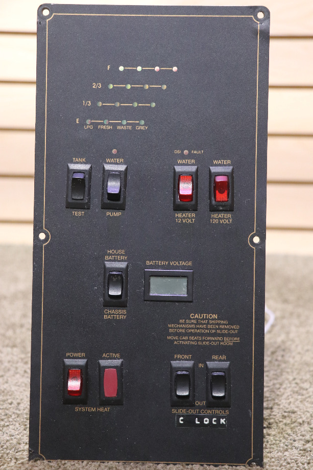 USED MOTORHOME KIB 16618541 TANK MONITOR PANEL FOR SALE RV Components 