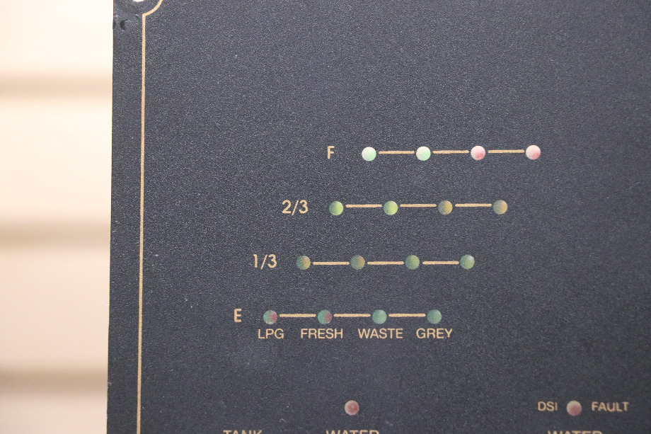 USED MOTORHOME KIB 16618541 TANK MONITOR PANEL FOR SALE RV Components 