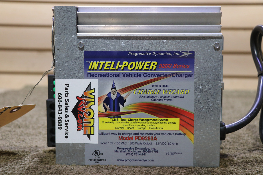 USED MOTORHOME INTELI PWOER PD9280A CONVERTER CHARGER FOR SALE RV Components 