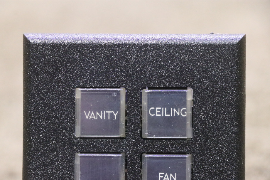 USED RV 00-00873-006 INTELLITEC 6 BUTTON SWITCH PANEL FOR SALE RV Components 