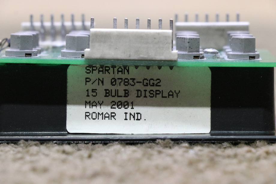 USED SPARTAN 0783-GG2 DISPLAY PANEL MOTORHOME PARTS FOR SALE RV Components 