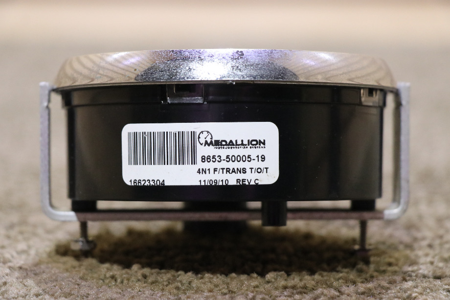 USED 8653-50005-19 MEDALLION 4 IN 1 FUEL / TRANS / OIL / ENGINE DASH GAUGE RV PARTS FOR SALE RV Components 
