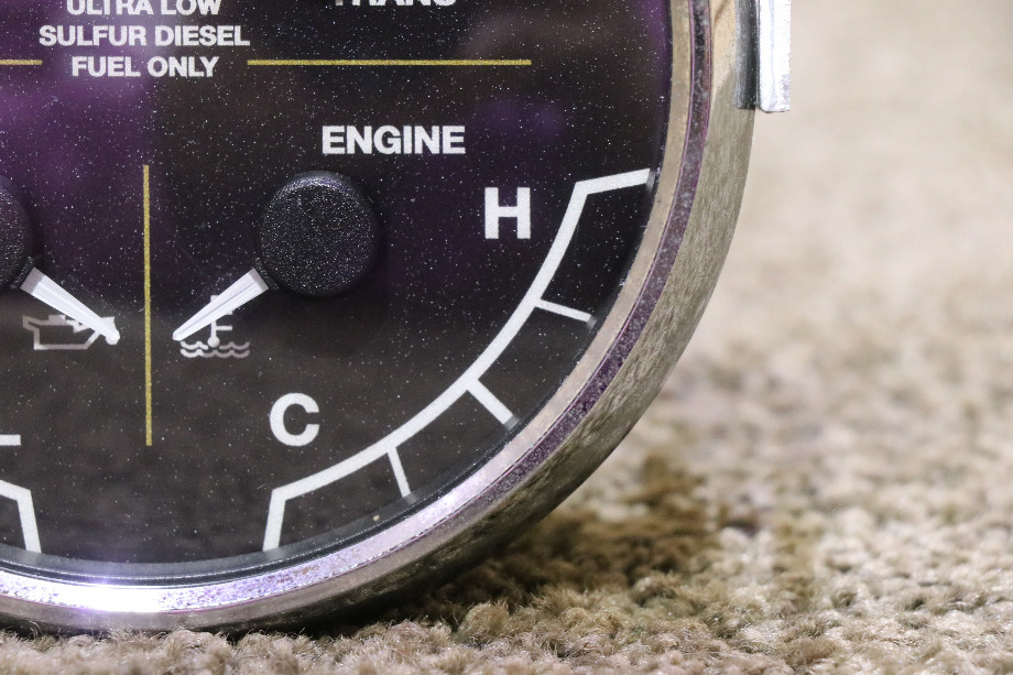 USED 8653-50005-19 MEDALLION 4 IN 1 FUEL / TRANS / OIL / ENGINE DASH GAUGE RV PARTS FOR SALE RV Components 