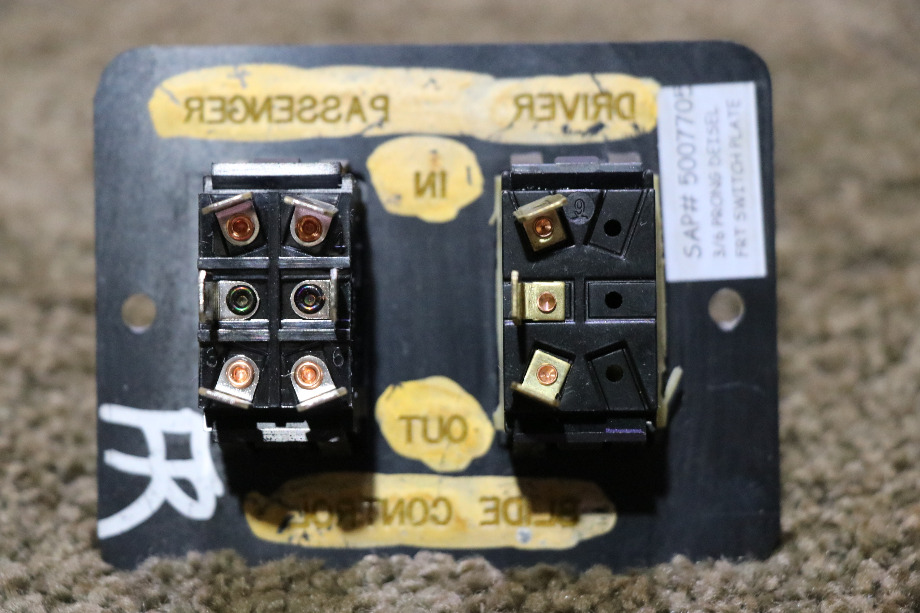 USED RV SLIDE CONTROL SWITCH PANEL FOR SALE RV Components 