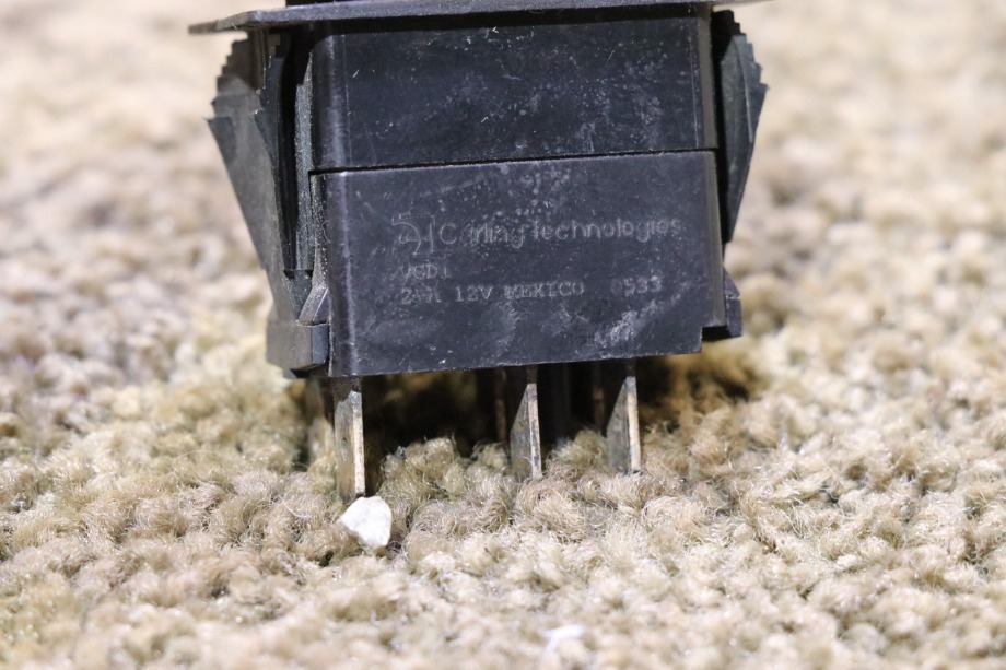 USED MOTORHOME O/D OFF V6D1 DASH SWITCH FOR SALE RV Components 