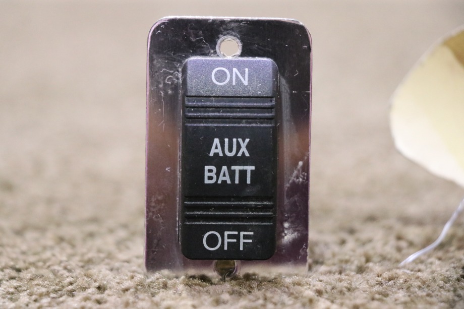 USED ON / OFF AUX BATTERY SWITCH PANEL RV PARTS FOR SALE RV Components 