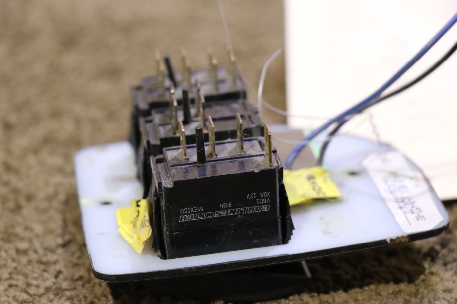 USED RV/MOTORHOME BRAKE DASH SWITCH PANEL FOR SALE RV Components 