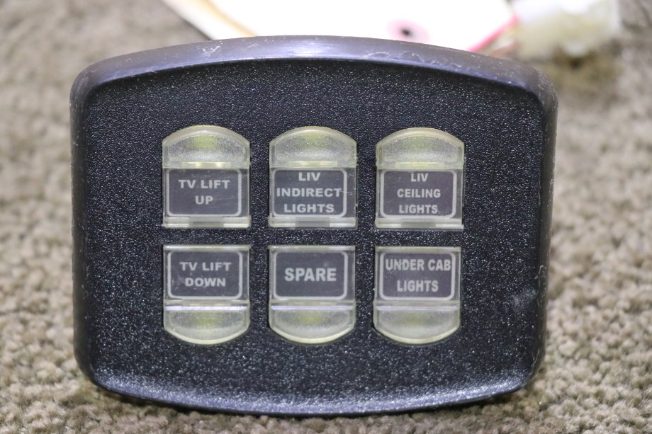 USED RV INTELLITEC 6 BUTTON SWITCH PANEL FOR SALE RV Components 