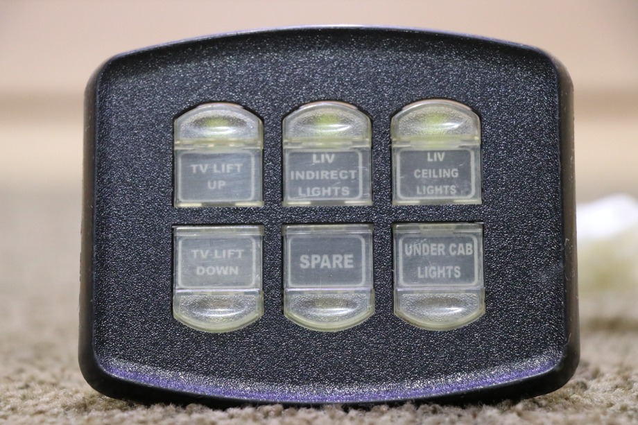 USED RV INTELLITEC 6 BUTTON SWITCH PANEL FOR SALE RV Components 