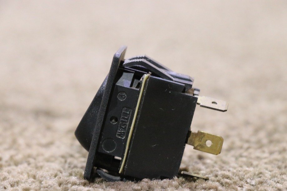USED MOTORHOME BLACK 0852-0225 ROCKER SWITCH FOR SALE RV Components 