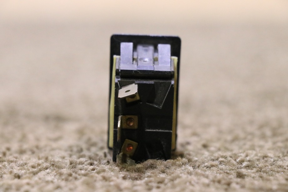 USED MOTORHOME BLACK 0852-0225 ROCKER SWITCH FOR SALE RV Components 